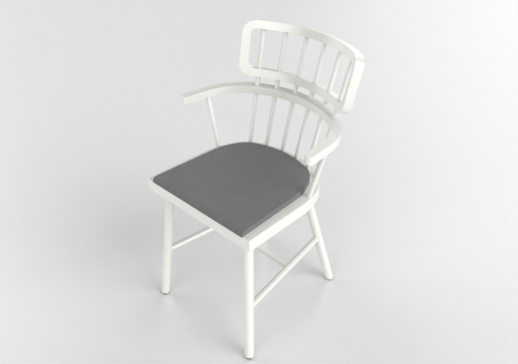 3D Chairs - Lacquered wooden chair - Nordic Care - Bjorn...