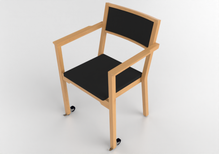 Chaises 3D - Chaise en bois - Nordic Care - Woodstock 115 -...