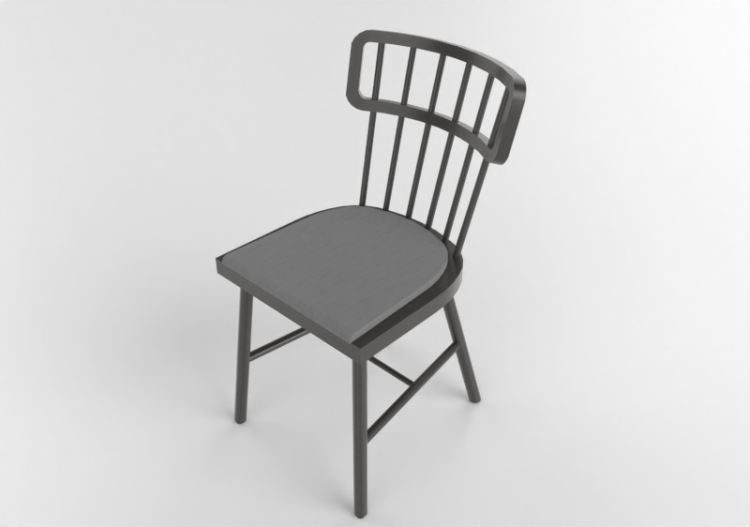 3D Stühle - Stuhl aus lackiertem Holz - Nordic Care - Bjorn...