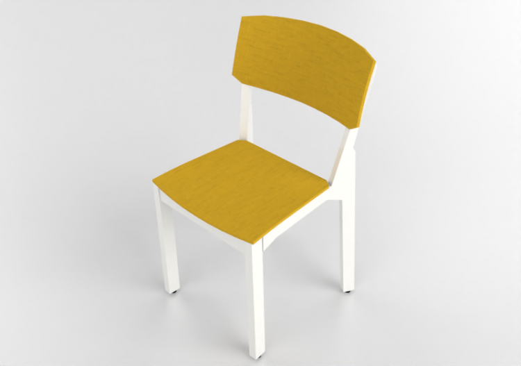 Sedie 3D - Sedia in legno laccato - Nordic Care - Knut 021...