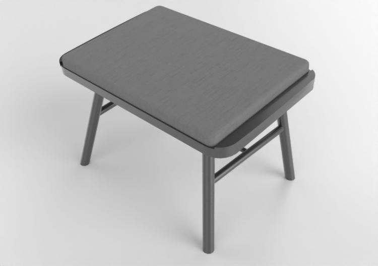 Divans 3D - Pouf en bois laqué - Nordic Care - Sture 393 -...