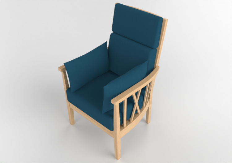 Divani 3D - Poltrona in tessuto - Nordic Care - Elin 356 -...