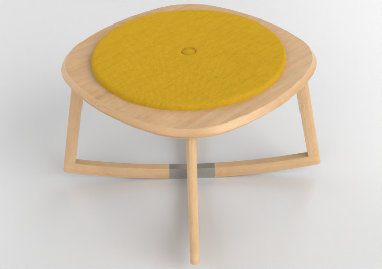 Poltronas y Sofás 3D - Banco de madera - Nordic Care - Rock...