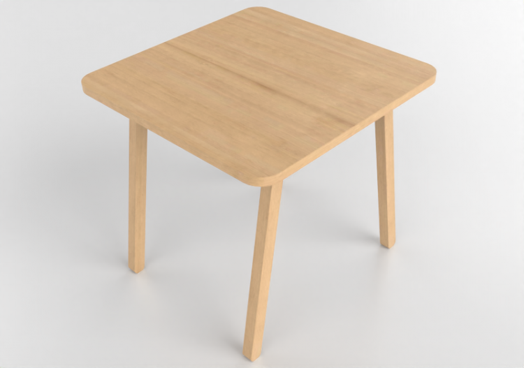 Tables 3D - Petite table en bois - Nordic Care - Niva 604 -...