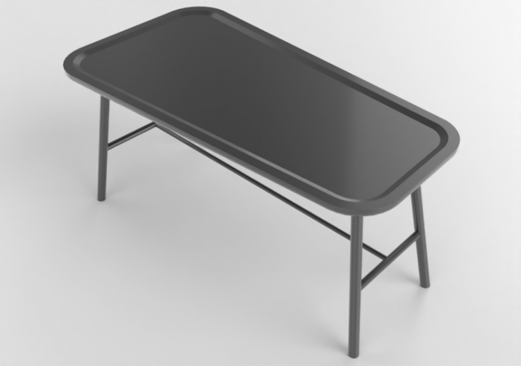 3D Tables - Lacquered wooden coffee table - Nordic Care -...