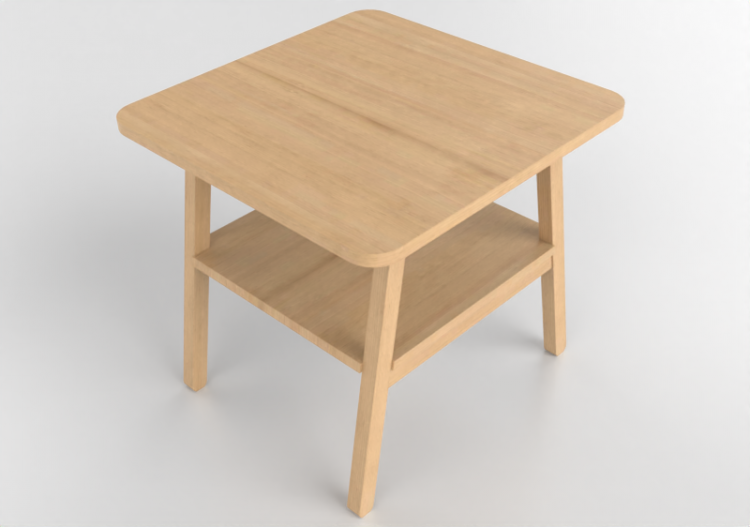 3D Tables - Wooden coffee table - Nordic Care - Niva 604-2...