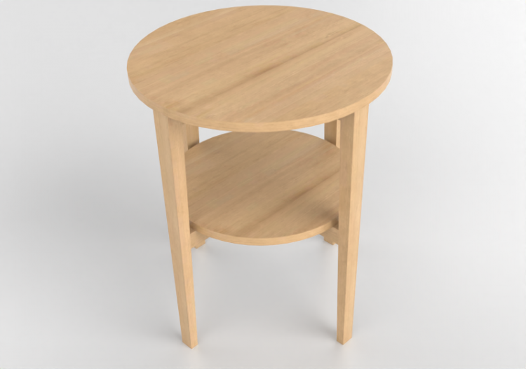 Tables 3D - Petite table en bois - Nordic Care - Maja 302 -...