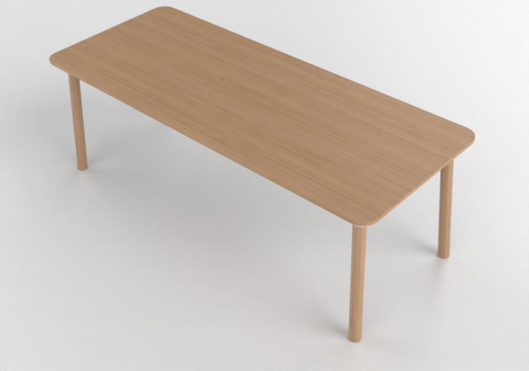 Mesas 3D - Mesa de madeira - Nordic Care - Knop 930 - ACCA...
