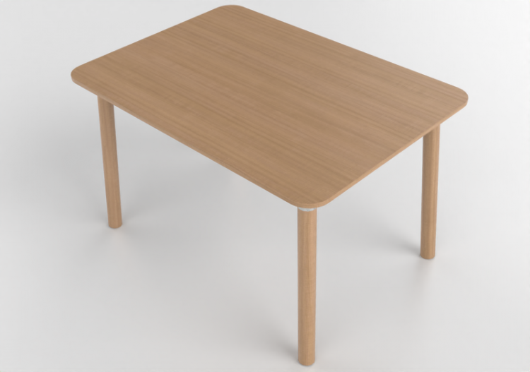 Mesas 3D - Mesa de madeira - Nordic Care - Knop 930 - ACCA...