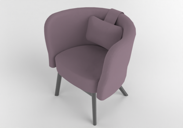 Chairs and Sofas 3D - Leather ottoman - Nordic Care -...