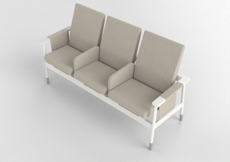 3D Sessel und Sofas - Sofa aus Stoff - Nordic Care - Jackie...