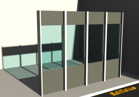 3D Tür/Fenster - CW (20) [H] Flügel