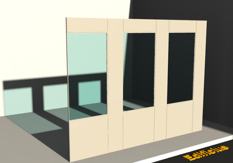 3D Tür/Fenster - CW (23) [H] Flügel - ACCA software
