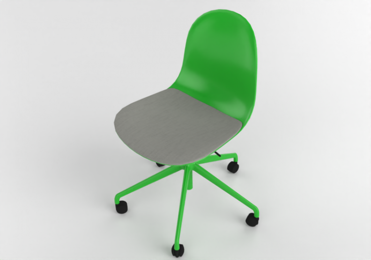 Cadeira 3D - Cadeira com assento estofado - Allermuir - Kin...