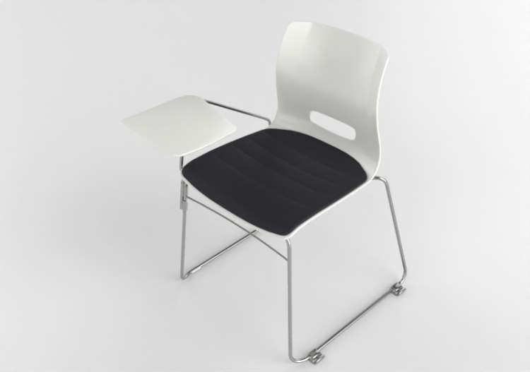 椅子 - Chair with upholstered seat - Allermuir - Casper - CS3...