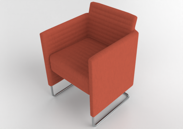 3D Arm Chairs - Fabric armchair - Allermuir - Tommo - A530Q...