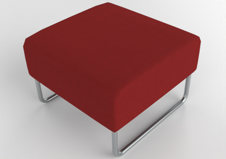 3D Arm Chairs - Footrest in fabric - Allermuir - Tommo -...