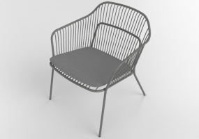 3D Chairs - Outdoor armchair - Allermuir - Crop - CRP03