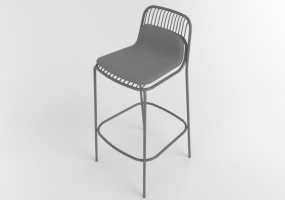 3D Chairs - Outdoor stool - Allermuir - Crop - CRP05
