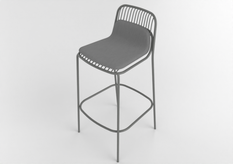 Sillas y Poltronas 3D - Taburete de exterior - Allermuir -...