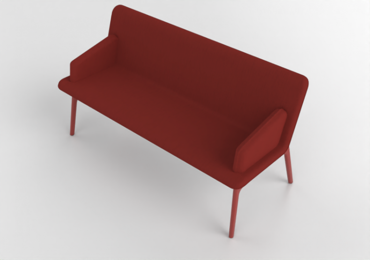 3D Sitzbänke - Vollständig gepolsterte Sitzbank - Allermuir...