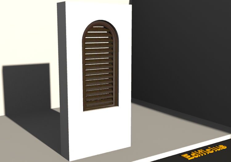3D Tür/Fenster - Fensterladen FN [RB] 1DF - ACCA software