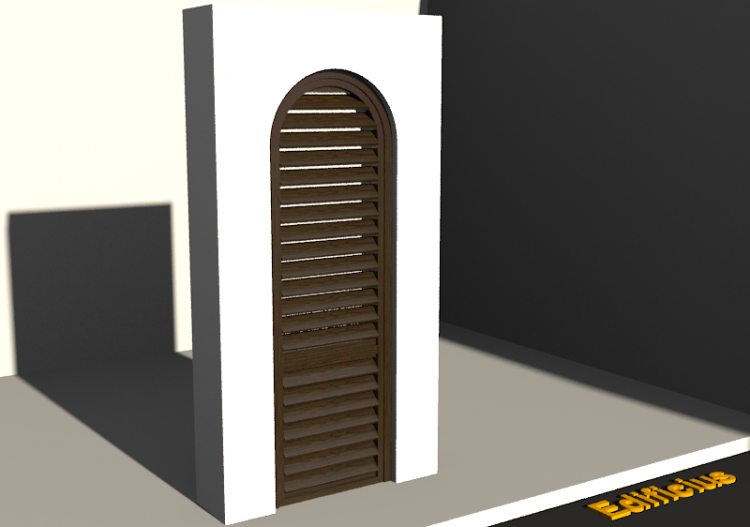 3D Tür/Fenster - Fensterladen FN [RB] 1DF [1S] - ACCA...