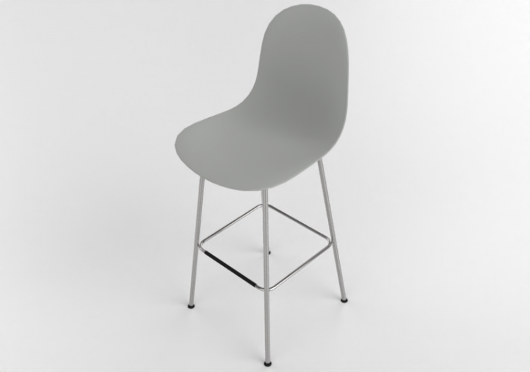 Cadeiras 3D - Banqueta de plástico - Allermuir - Kin - 602...