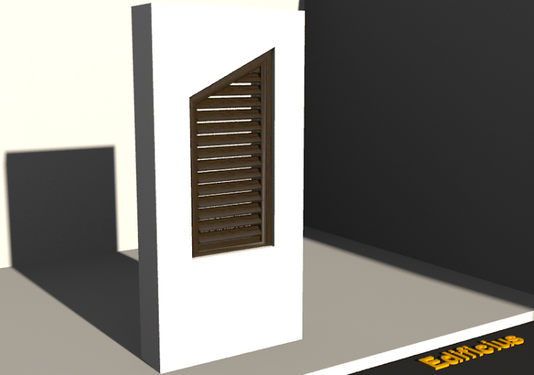 3D Tür/Fenster - Fensterladen FN [T] 1DF - ACCA software
