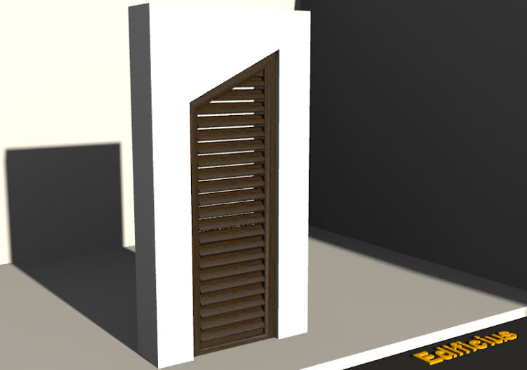 Menuiseries 3D - Persienne FN[T] 1VB - ACCA software