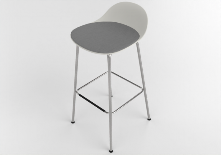 Cadeiras 3D - Banqueta com assento estofado - Allermuir -...