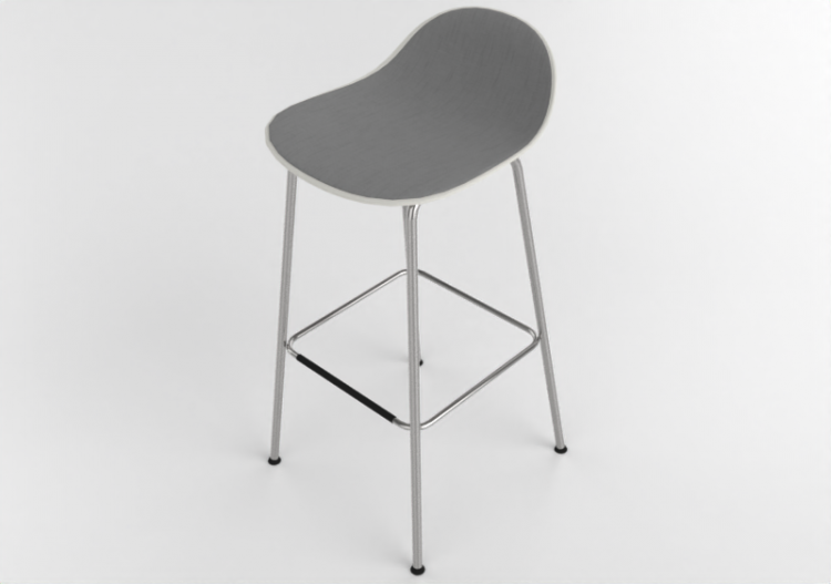 Sillas 3D - Taburete de tela - Allermuir - Kin - 502U2 -...