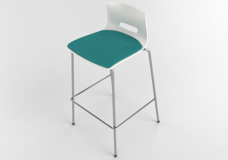 3D Stühle - Hocker mit gepolsterter Sitzfläche - Allermuir...