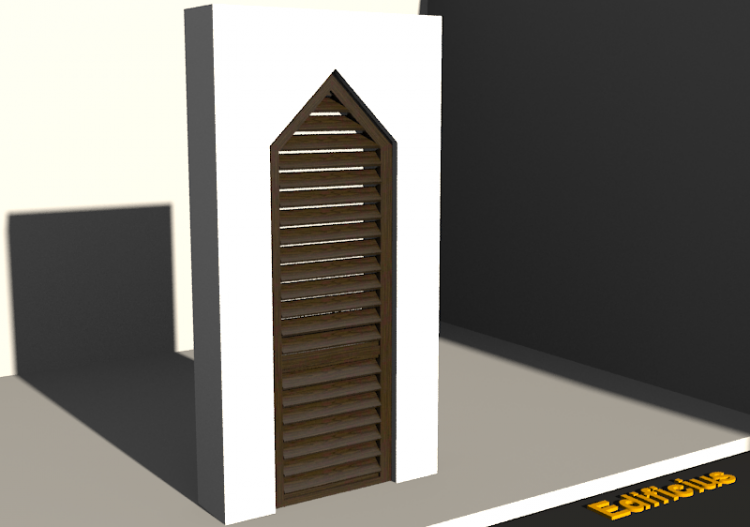 3D Tür/Fenster - Fensterladen FN [DT] 1DF [1S] - ACCA...