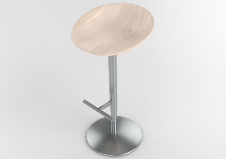 Chaises 3D - Tabouret en bois - Allermuir - Jojo - A590 -...