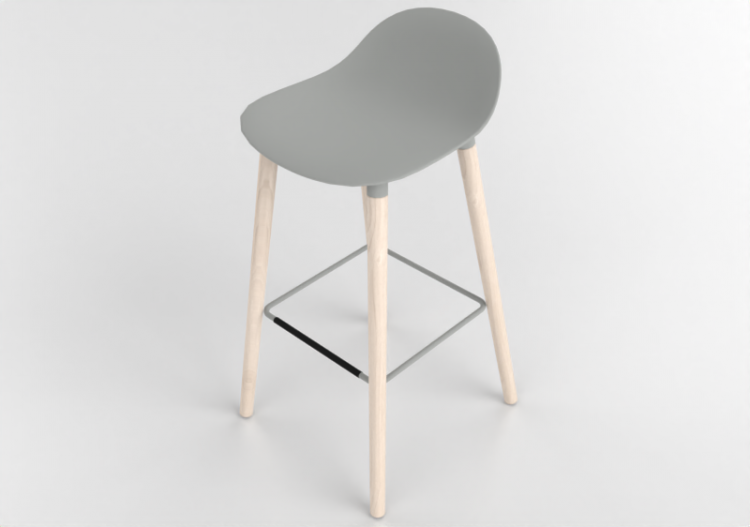 Sillas 3D - Taburete de plástico - Allermuir - Kin - 503 -...