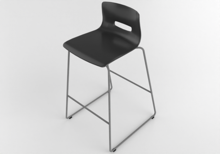 Chaises 3D - Tabouret en plastique - Allermuir - Casper -...