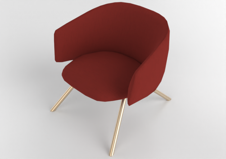 3D Chairs - Fabric armchair - Allermuir - Bastille - BST03...