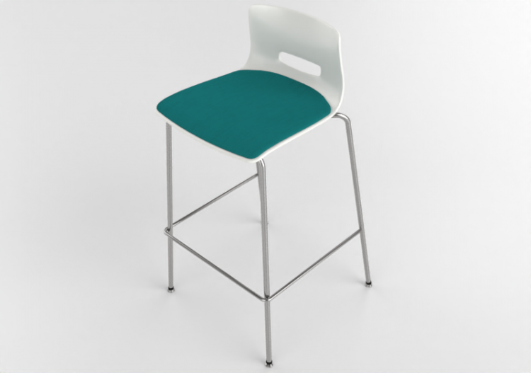 Sedie 3D - Sgabello con seduta imbottita - Allermuir -...