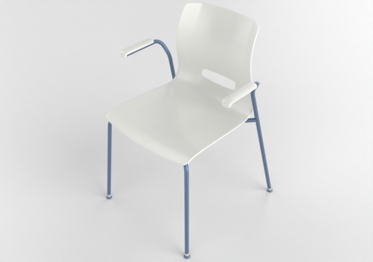 3D Chairs - Plastic chair - Allermuir - Casper - CS2A -...
