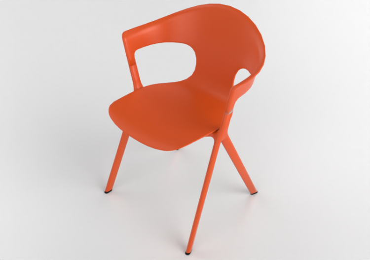 Sillas 3D - Sillón de plástico - Allermuir - Axyl - AXL02 -...