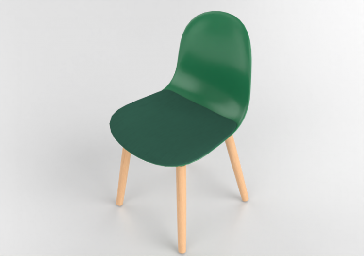 Cadeiras 3D - Cadeira com assento estofado - Allermuir -...
