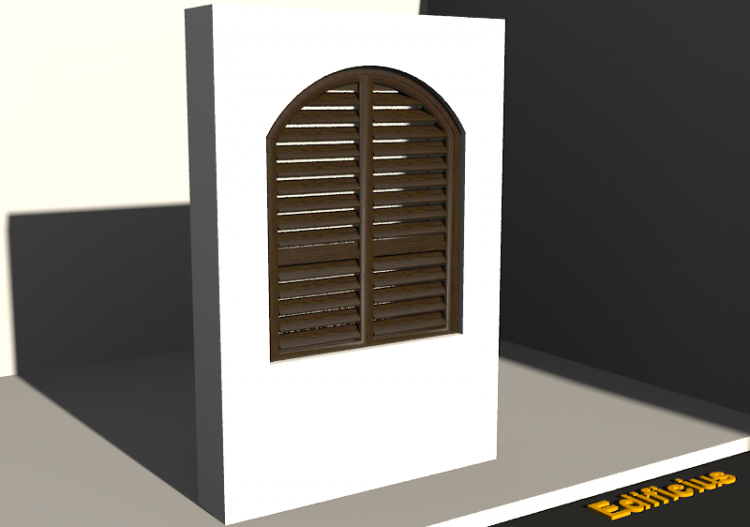 3D Tür/Fenster - Fensterladen FN [RB] 2 DF [1S] - ACCA...