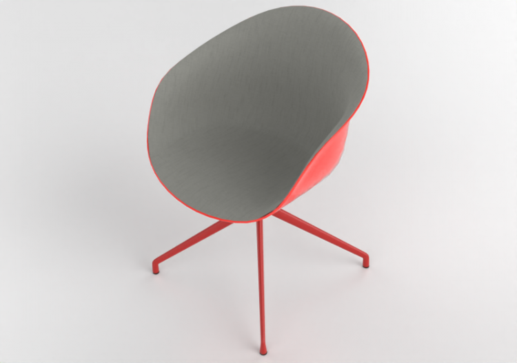 3D Chairs - Fabric chair - Allermuir - Kin - 304U2 - ACCA...