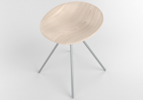 3D Stühle - Hocker aus Holz - Allermuir - Jojo - A592