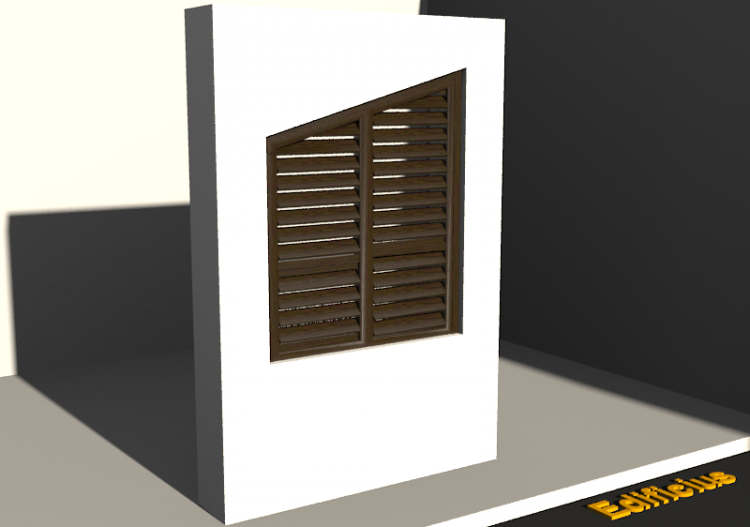 Infissi 3D - Persiana FN[T] 2AB[1D] - ACCA software