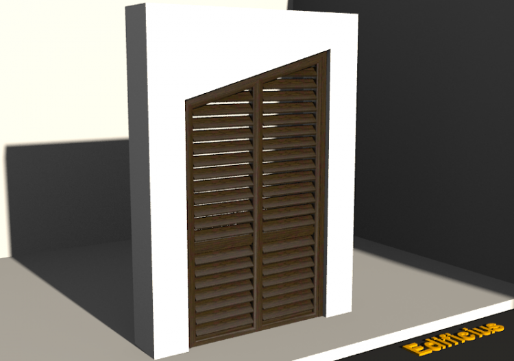 Infissi 3D - Persiana FN[T] 2AB[1D] - ACCA software