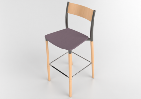 3D Stühle - Hocker aus Stoff - Allermuir - Folk - FLK303U1