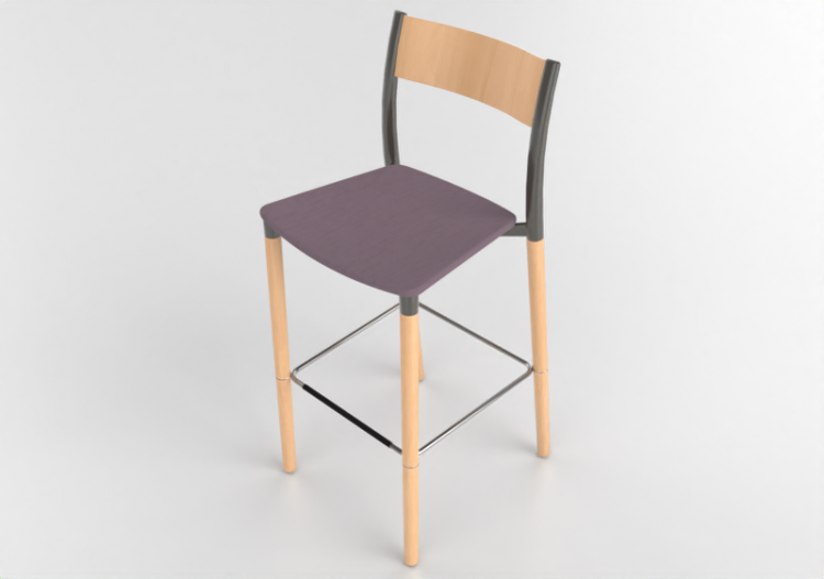Sillas 3D - Taburete de tela - Allermuir - Folk - FLK303U1...