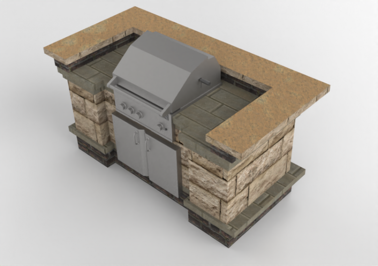 3D Kitchens - Stone kitchen - Belgard - Nottingham - ACCA...